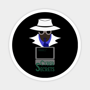 Lady White (Cyber Secrets Afro): A Cybersecurity Design Magnet